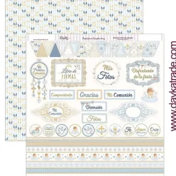 Set de scrapbooking Mi primera comunión niño 2019 Dayka 20x20cm