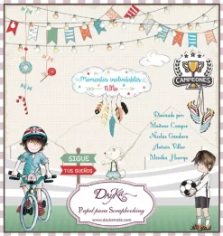 Set de Scrapbooking Momentos inolvidables para niños Dayka 20x20cm
