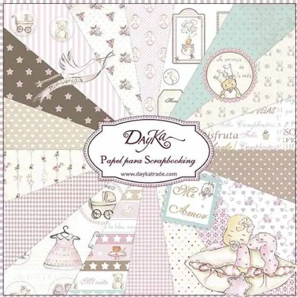 Set de Scrapbooking Niña Dayka 20x20cm
