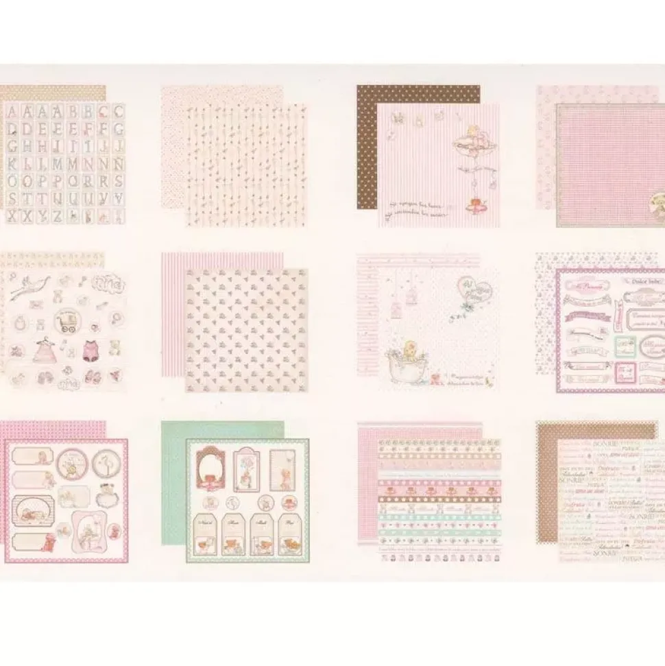 Set de Scrapbooking Niña Dayka 20x20cm