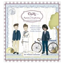 Set de scrapbooking Niño de comunión 2018 Dayka 20x20cm