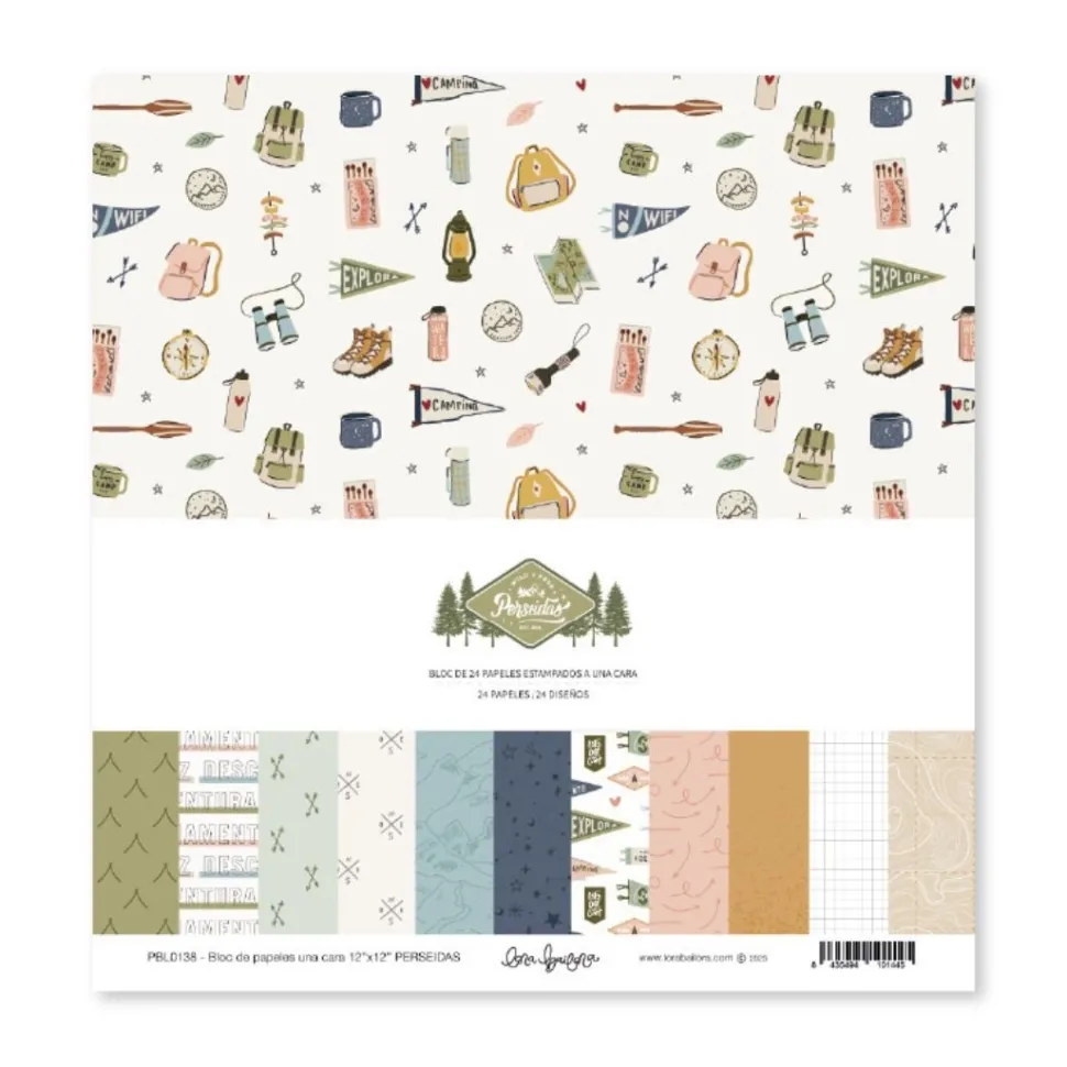 Set de scrapbooking Perseidas Lora Bailora 30x30cm