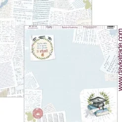 Set de scrapbooking School Dayka 20x20cm