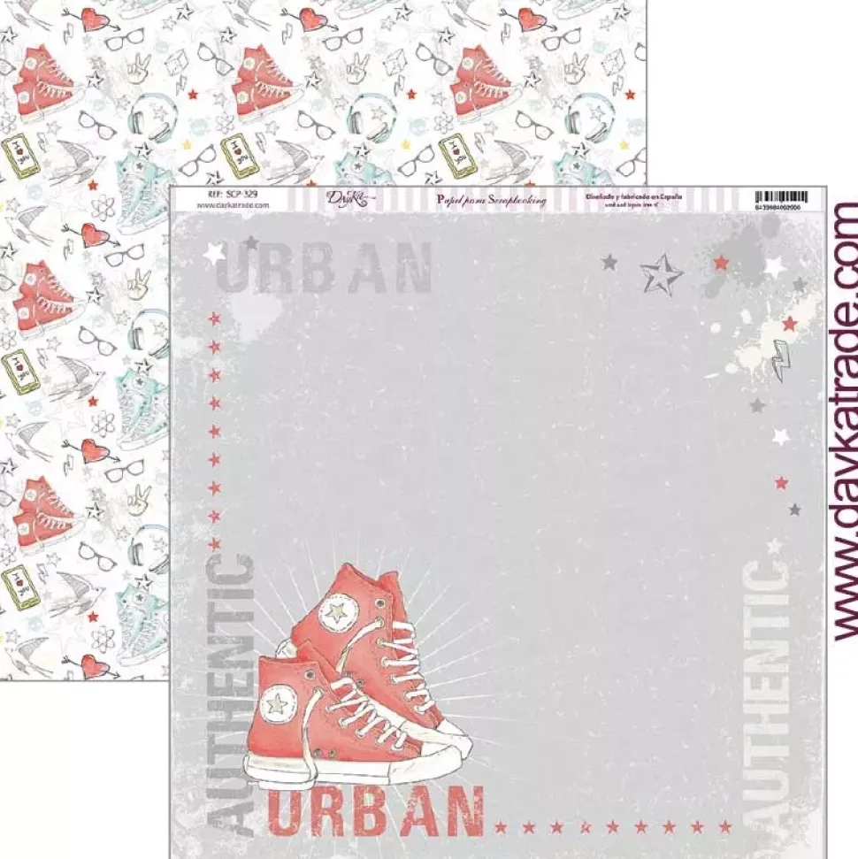 Set de scrapbooking School Dayka 20x20cm