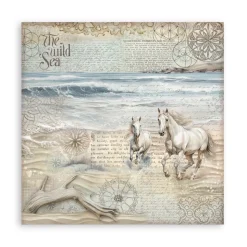 Set de scrapbooking Silent Sea Stamperia 30x30cm