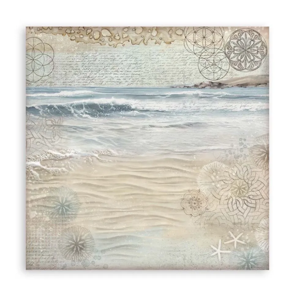 Set de scrapbooking Silent Sea Stamperia 30x30cm