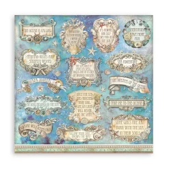 Set de scrapbooking Songs Of The Sea Stamperia 20x20cm