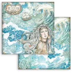 Set de scrapbooking Songs Of The Sea Stamperia 20x20cm
