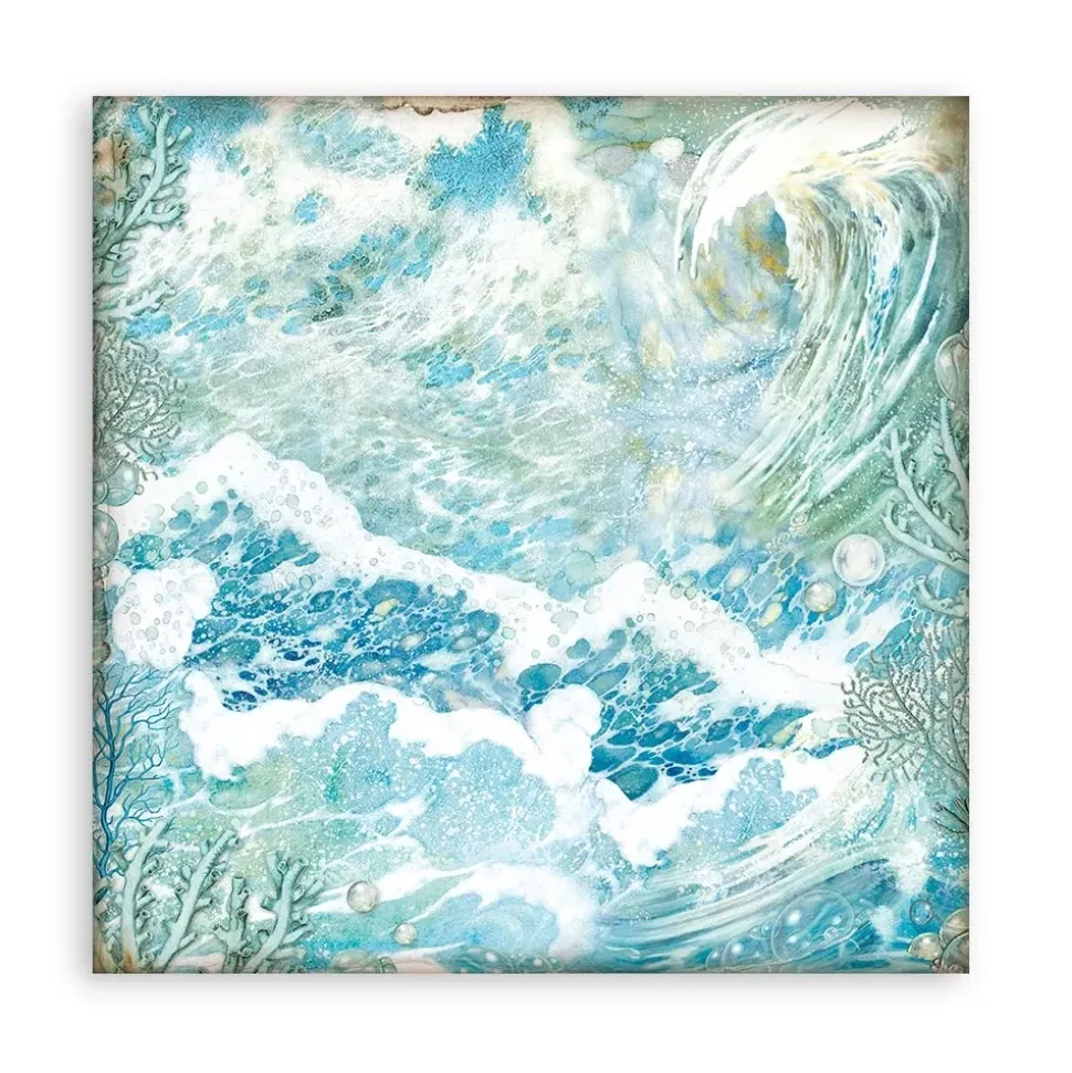 Set de scrapbooking Songs Of The Sea Stamperia 20x20cm