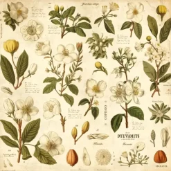 Set de Scrapbooking Spring Botanical Story Fabrika Decoru 20x20cm