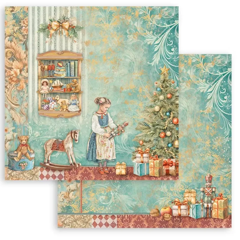 Set de scrapbooking The Nutcracker Stamperia 20x20cm
