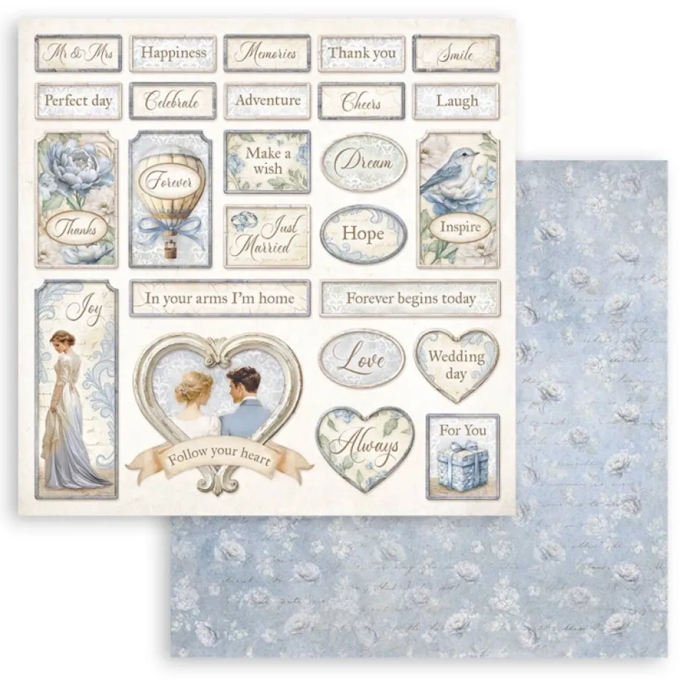Set de Scrapbooking Timeless Stamperia 20x20cm