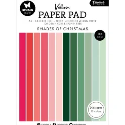 Set de Scrapbooking Vellum Shades of Christmas Studio Light 15x21cm