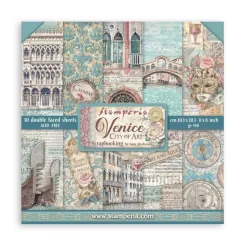Set de scrapbooking Venice City Of Art Stamperia 20x20cm