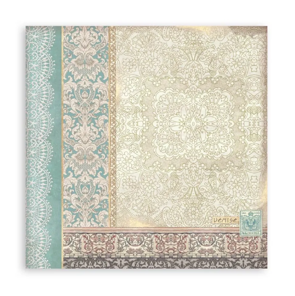 Set de scrapbooking Venice City Of Art Stamperia 20x20cm