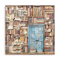 Set de scrapbooking Vintage Library Stamperia 20x20cm