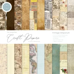 Set de scrapbooking Vintage Emporium Craft Consortium 30x30cm