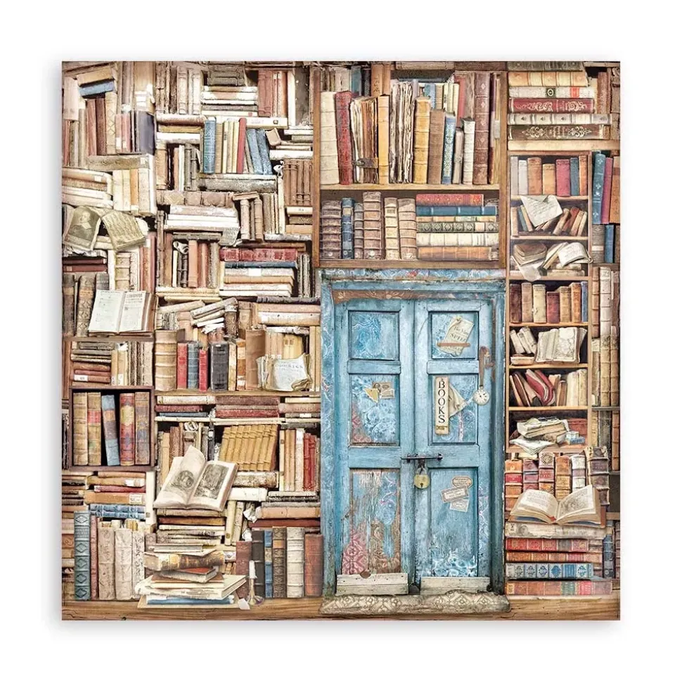 Set de scrapbooking Vintage Library Stamperia 30x30cm