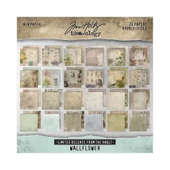 Set de scrapbooking Wallflower Idea-Ology Tim Holtz 20x20cm