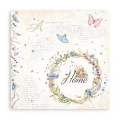 Set de Scrapbooking Welcome Home Create Happiness Stamperia 20x20cm