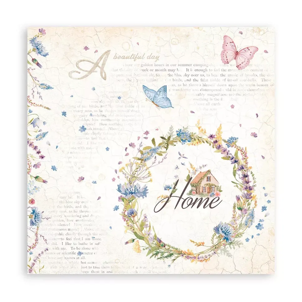 Set de Scrapbooking Welcome Home Create Happiness Stamperia 20x20cm