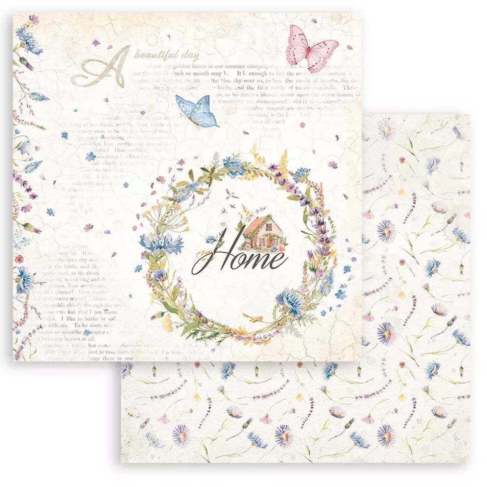 Set de Scrapbooking Welcome Home Create Happiness Stamperia 20x20cm