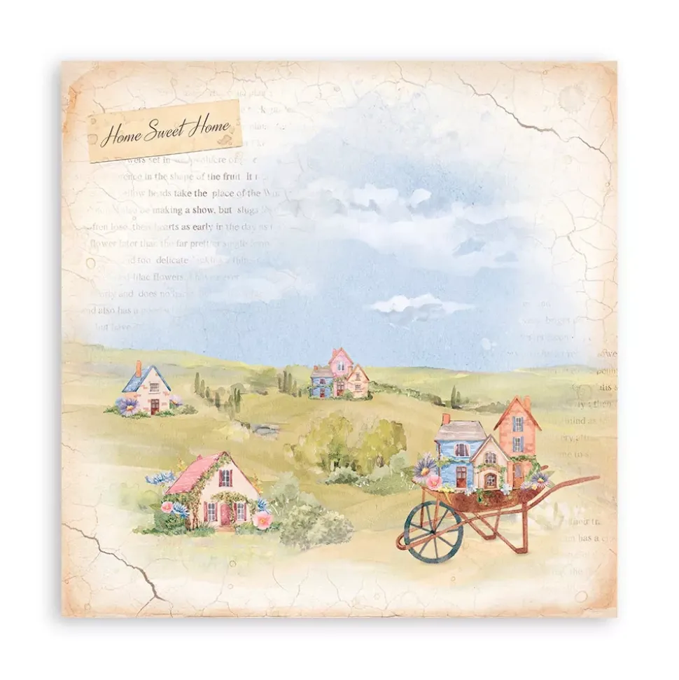 Set de Scrapbooking Welcome Home Create Happiness Stamperia 20x20cm