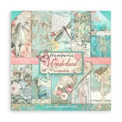 Set de scrapbooking Wonderland Stamperia 30x30cm