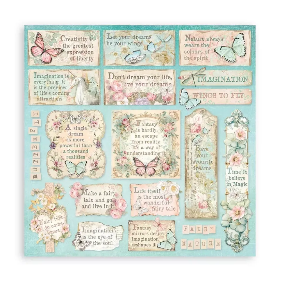 Set de scrapbooking Wonderland Stamperia 30x30cm