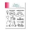 Set de sellos acrílicos Unicornio Lora Bailora