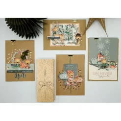 Set de Sellos Acrílicos Accesorios de Navidad Enchantement Florilèges Design