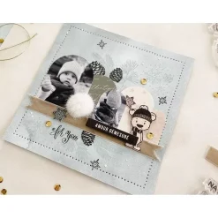 Set de Sellos Acrílicos Hola Diciembre Enchantement Florilèges Design