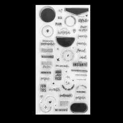 Set de sellos acrílicos Instantes Lora Bailora