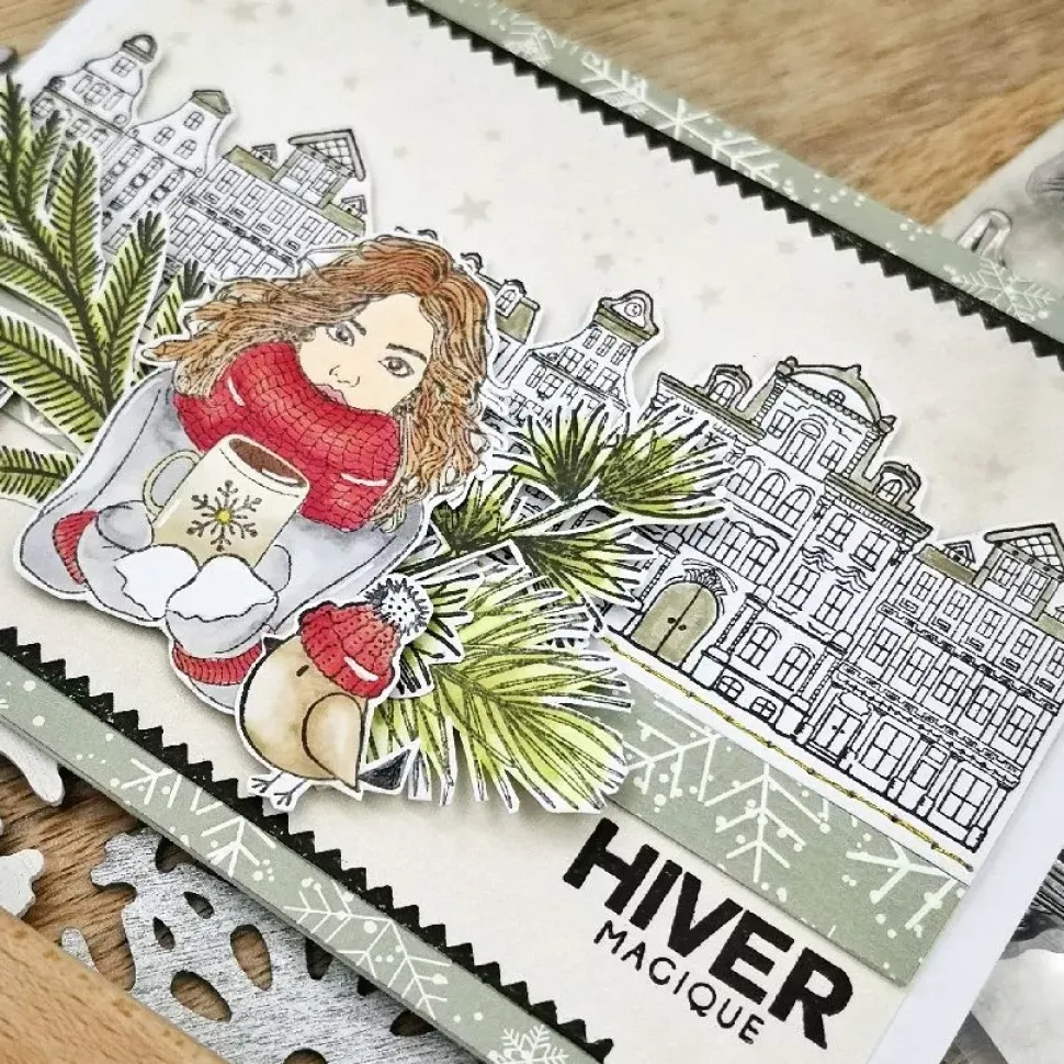 Set de Sellos Acrílicos Tu Momento Enchantement Florilèges Design