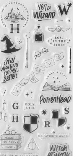 Set de sellos acrílicos Under a Spell Lora Bailora