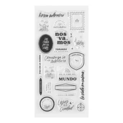 Set de sellos acrílicos Vida en Calma Memory Loquer Lora Bailora