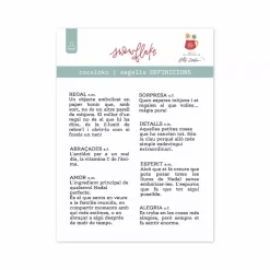 Set de sellos Definiciones Catalán Snowflake Cocoloko