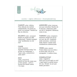 Set de sellos definiciones catalán Indigo Cocoloko