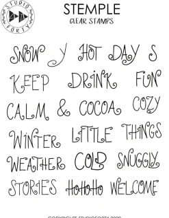 Set de Sellos Fun & Cozy Frosty Season Studio Forty