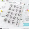 Set de sellos transparentes Little Fox Agenda Mama Elephant