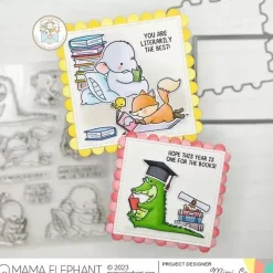 Set de sellos transparentes Book Club Mama Elephant