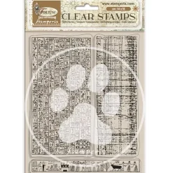 Set de sellos transparentes Egipto Fortune Stamperia