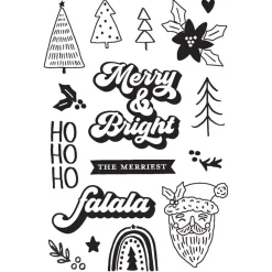 Set de sellos transparentes Boho Christmas Simple Stories