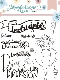 Set de sellos transparentes Inolvidable Johanna Rivero