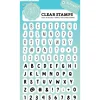 Set de sellos transparentes Alphabet & Numbers Sweet Stories Studio Light