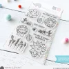 Set de sellos transparentes Flower Friends Mama Elephant