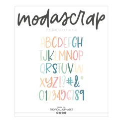 Set de Troqueles Alfabeto Tropical Dream ModaScrap