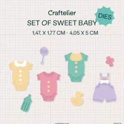 Set de Troqueles Bebé Dulces Sueños Craftelier