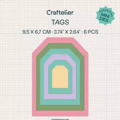 Set de Troqueles Esenciales Mini Etiquetas Craftelier