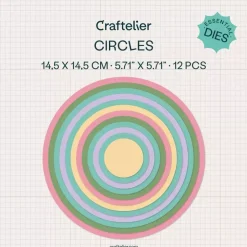 Set de Troqueles Esenciales Círculos Craftelier